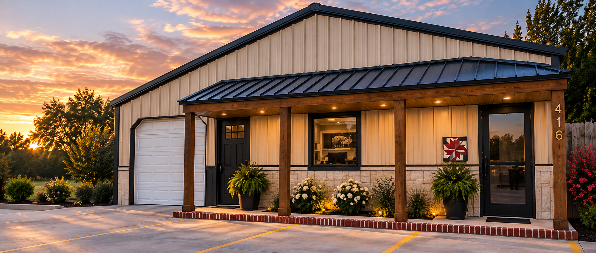 Sandoval Agency office in Chickasha, Oklahoma