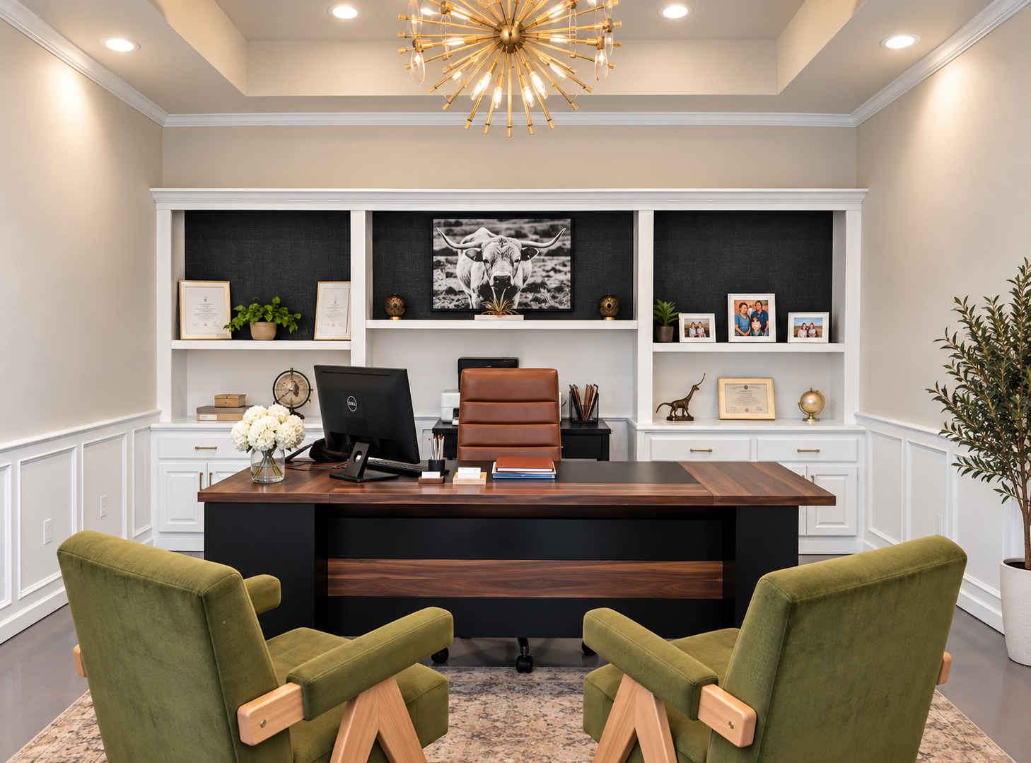 Inside the Sandoval Agency office in Chickasha